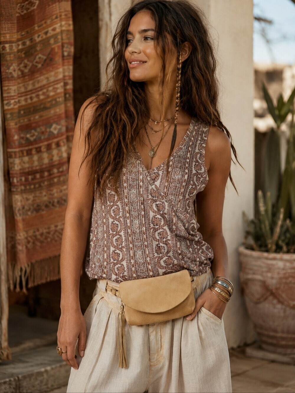 We The Free by Free People Twisted Tank Tea Combo NWT - Picture 1 of 9
